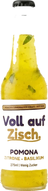 POMONA Zitrone-Basilikum — Limonadenflasche